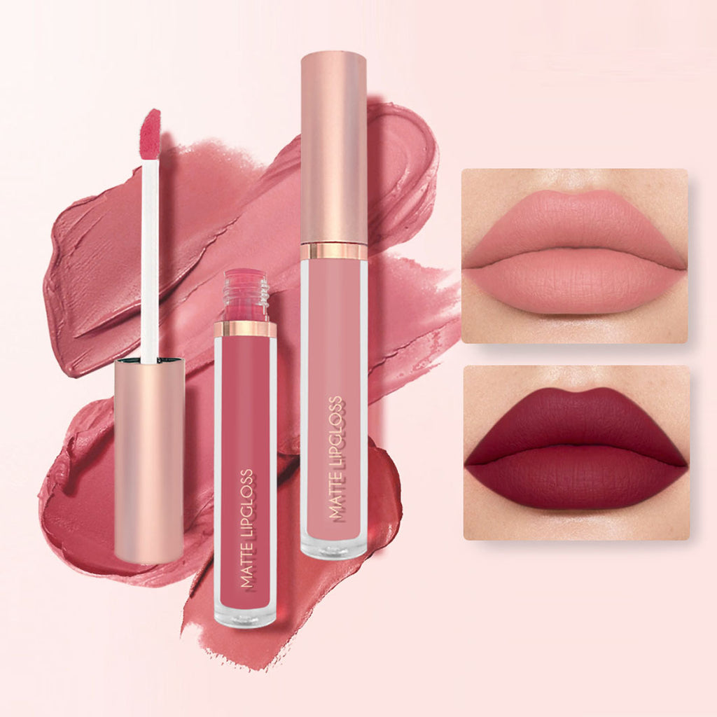 Mirsist Lip Glaze Set No Stain On Cup Does Not Fade