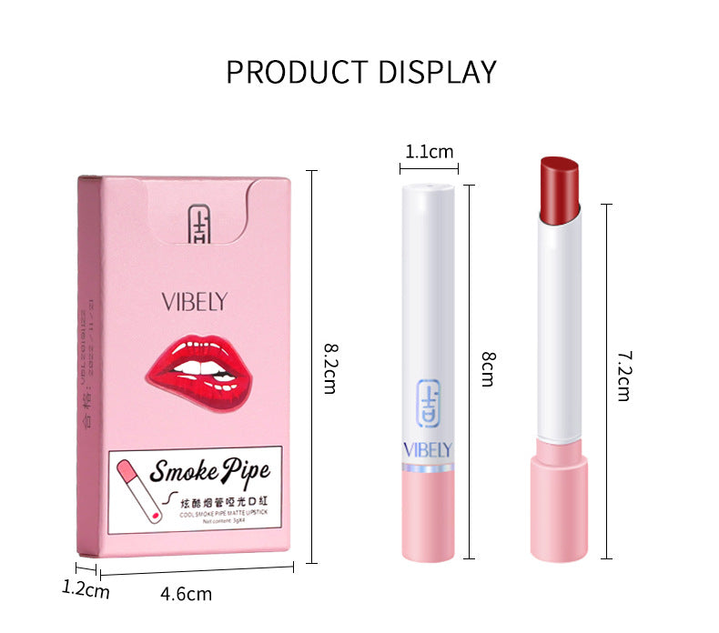 Vibely Cool smoke tube matte lipstick