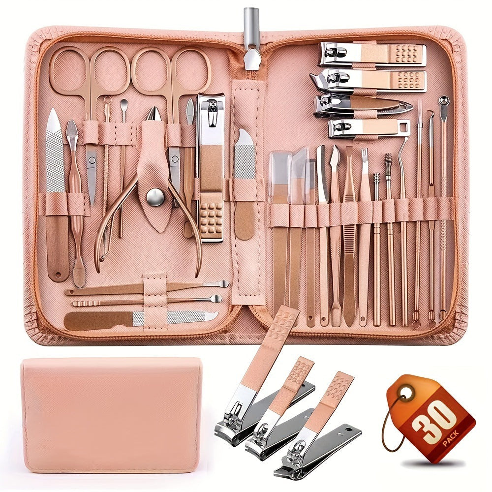 Portable Household Use 30-piece Nail Clipper Tool Set