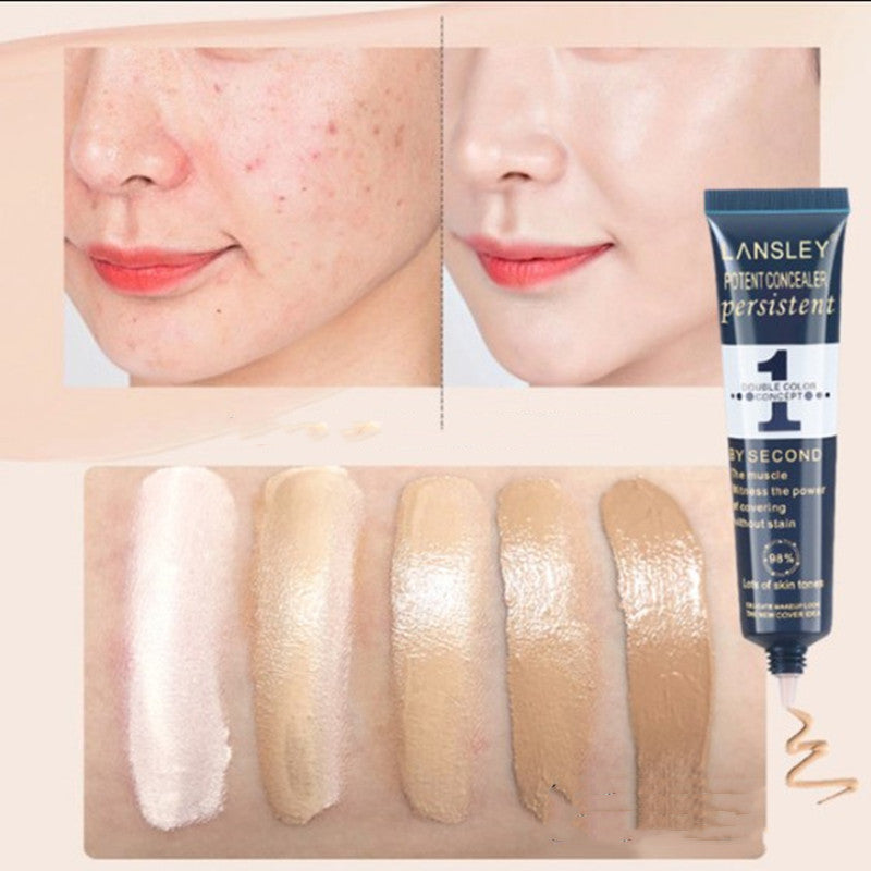 Lansley Two-tone Concealer To Cover Blemish Marks And Foundation 2-in-1