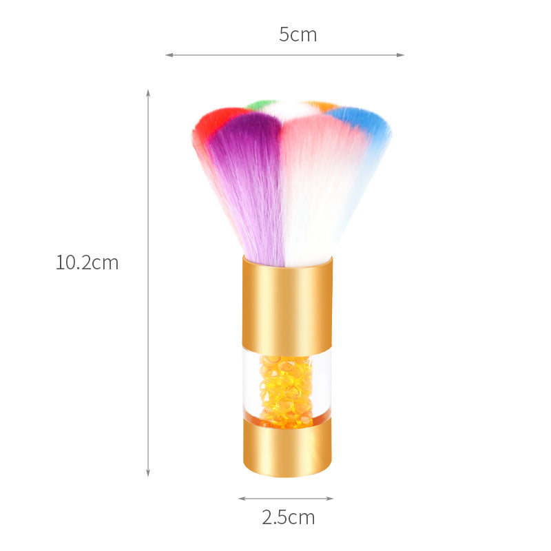 Nail dust brush
