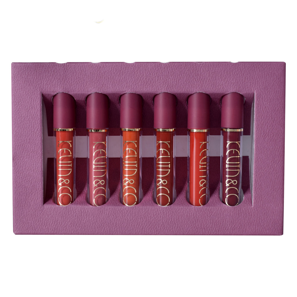 Kevin&Coco Fashion6-color Lip Glaze Bright Gloss Lipstick Set