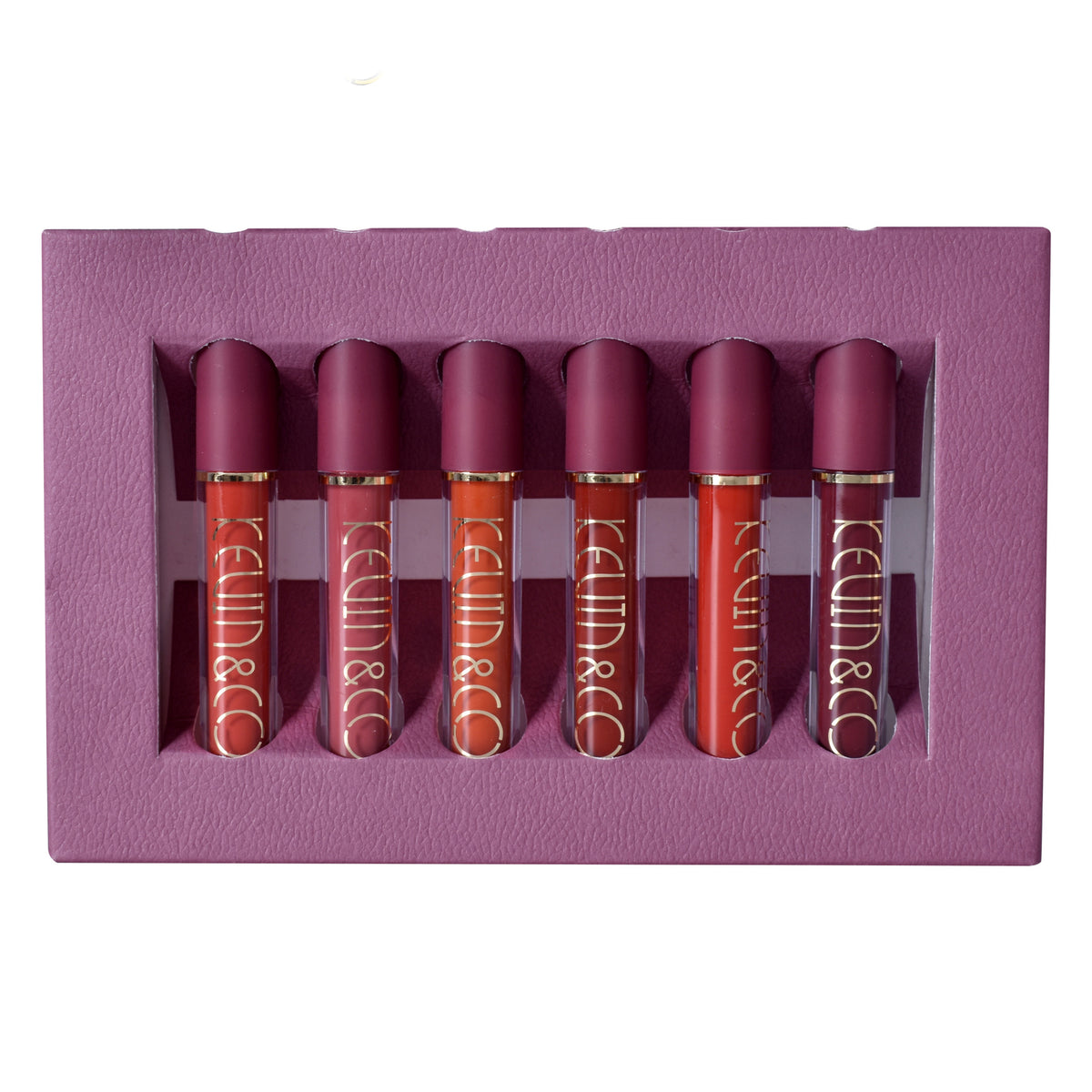 Kevin&Coco Fashion6-color Lip Glaze Bright Gloss Lipstick Set