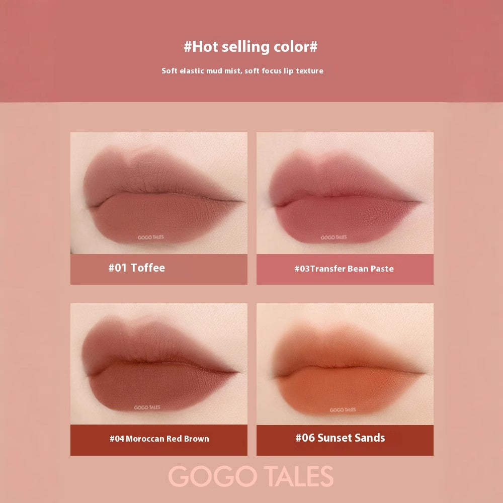 GoGo Tales Striped Tube Vintage Lipstick Velvet Matte
