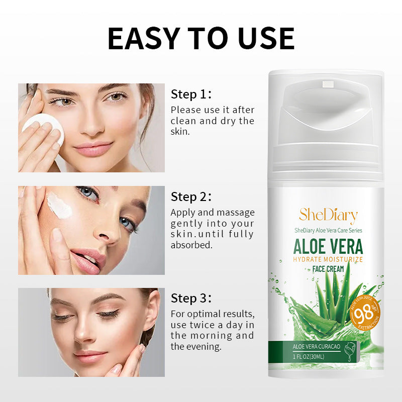 SheDiary Plant Aloe Cream Suit Moisturizing