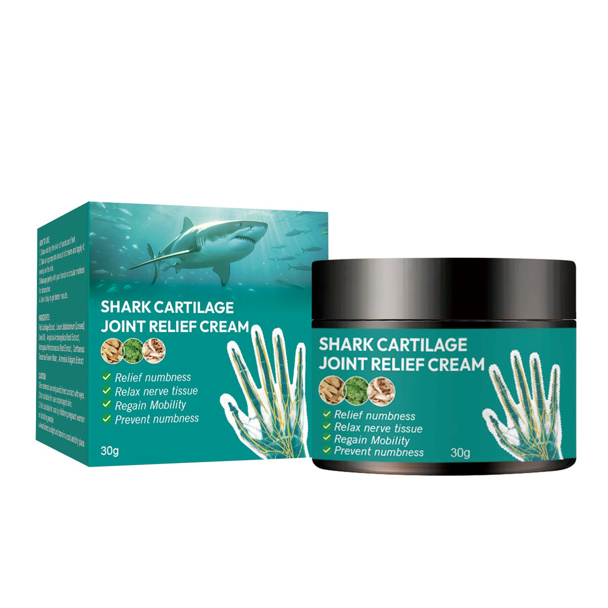 Shark Cartilage Body Neck Cream Moisturizing Knee Comfort