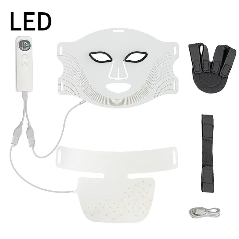 LED PHOTON Neck Beauty Instrument Fade Neck Pattern Infrared Light Neck Massager Beauty