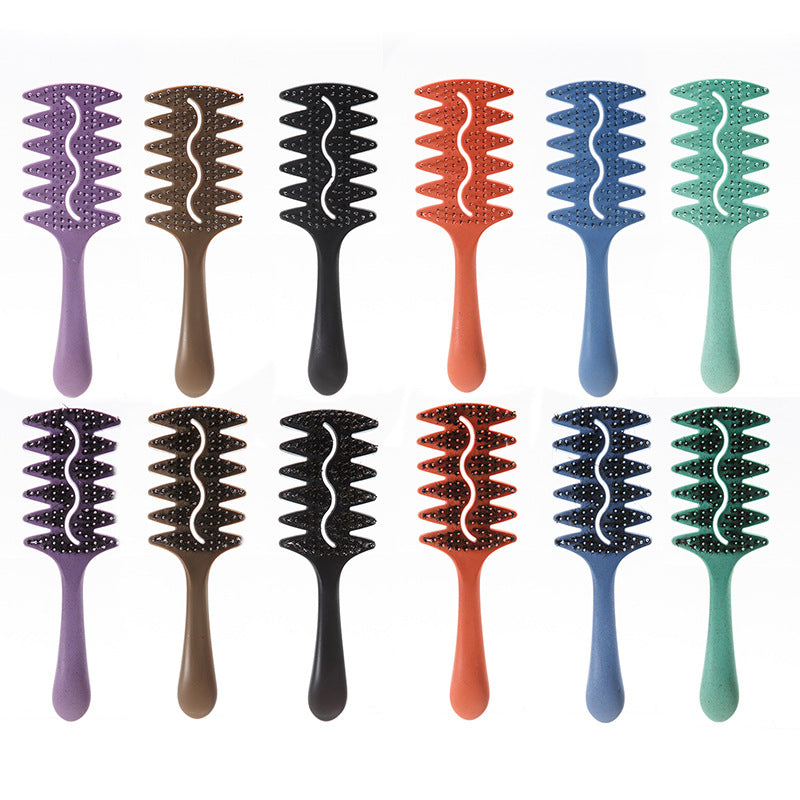 Lengthened Bounce Comb Hollow Curly Roll