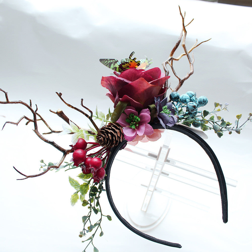 Explosive Christmas Antler Headdress