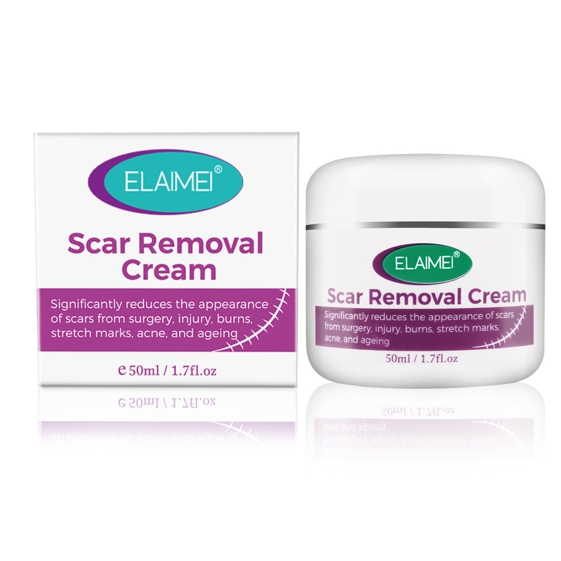 Elaimei Skin Rebound Scarless Cream Scar Removal Cream Face Cream For Face Acne Scar Stretch Marks Skin Repair Face Cream