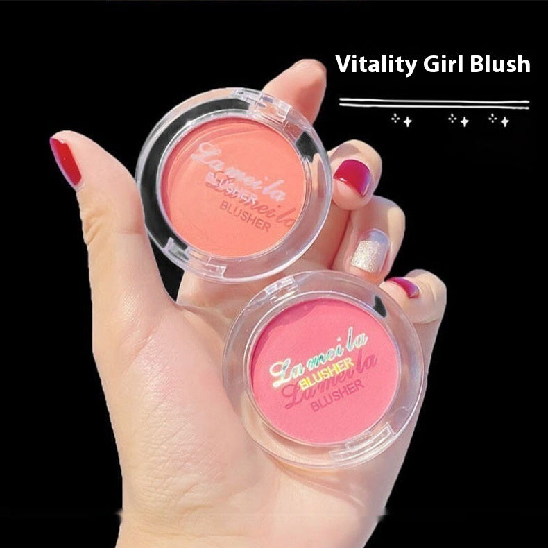 La Mei La Women's Fashion Highlight Blush Makeup Palette Face Nourishing Pearlescent