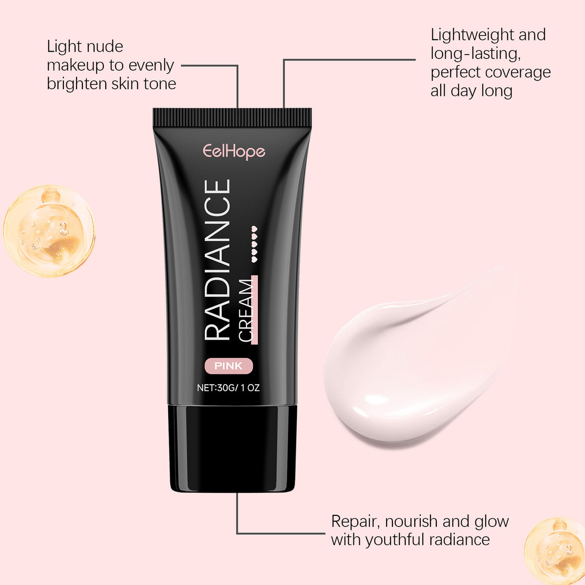 Eelhope Facial Moisturizing Highlight Cream Glow Lasting