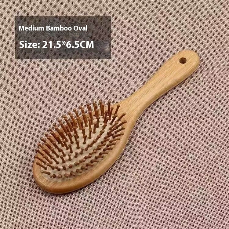 Air Cushion Comb Household Massage Scalp Meridian Wood Comb Anti-Static Hair Styling Air Bag Comb