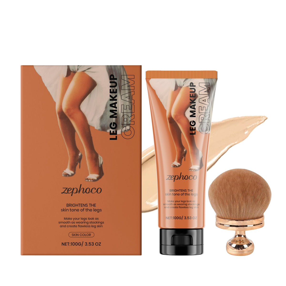 Zephoco Leg Concealer Foundation Cream Decorate Skin Tone