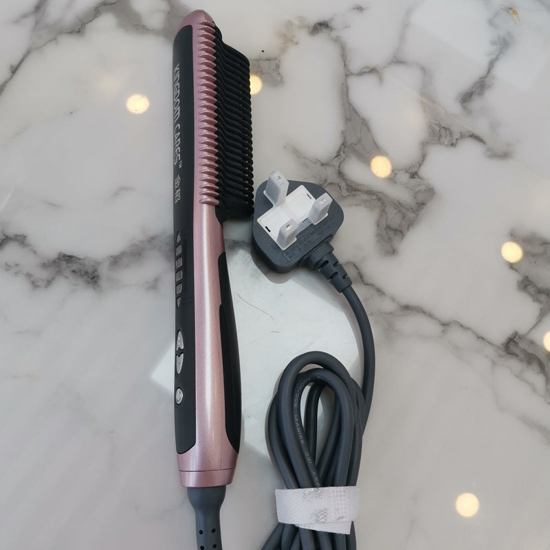 KingdomCares Straight hair comb curling iron
