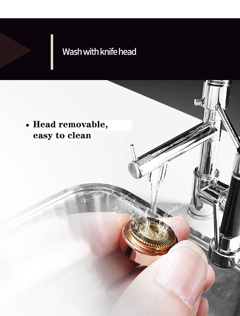 Gypsophila New Lipstick Shape Ladies Electric Shaver Automatic Eyebrow Trimming  Artifact
