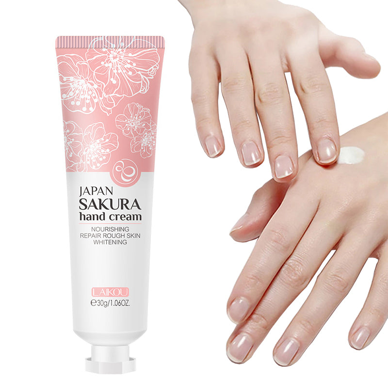 Laikou Cherry Blossom Cream 30g And Moisturizing Hand