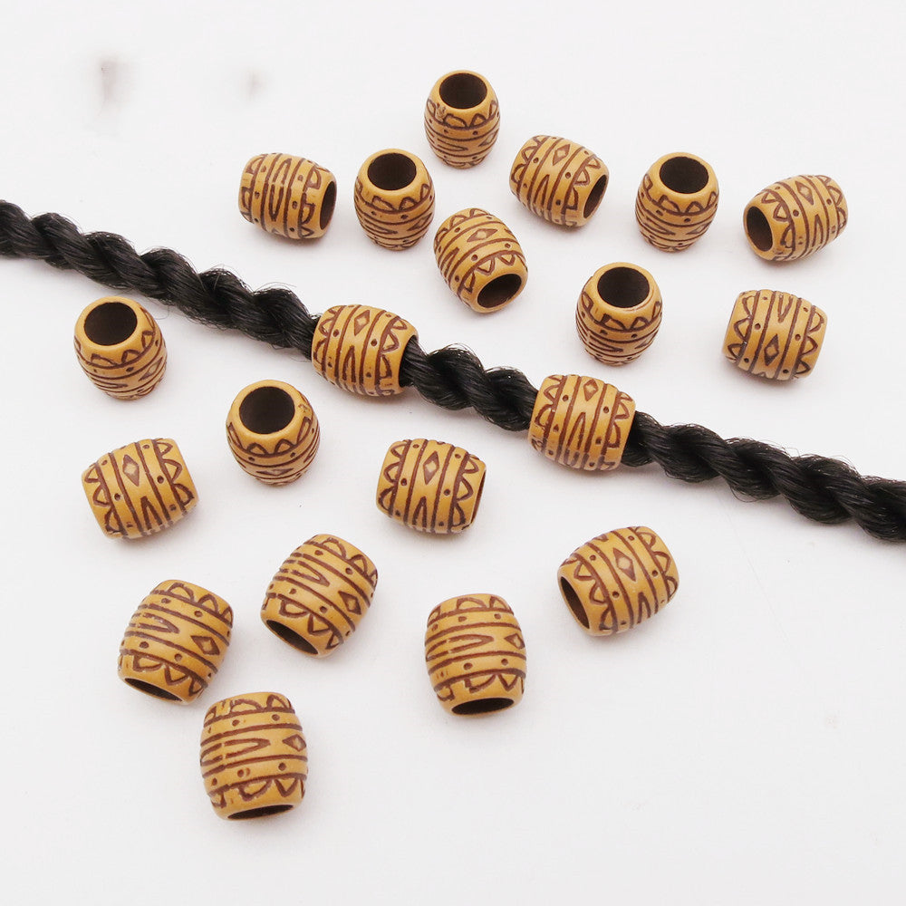Resin Plastic Reggae Hair Extension Ring