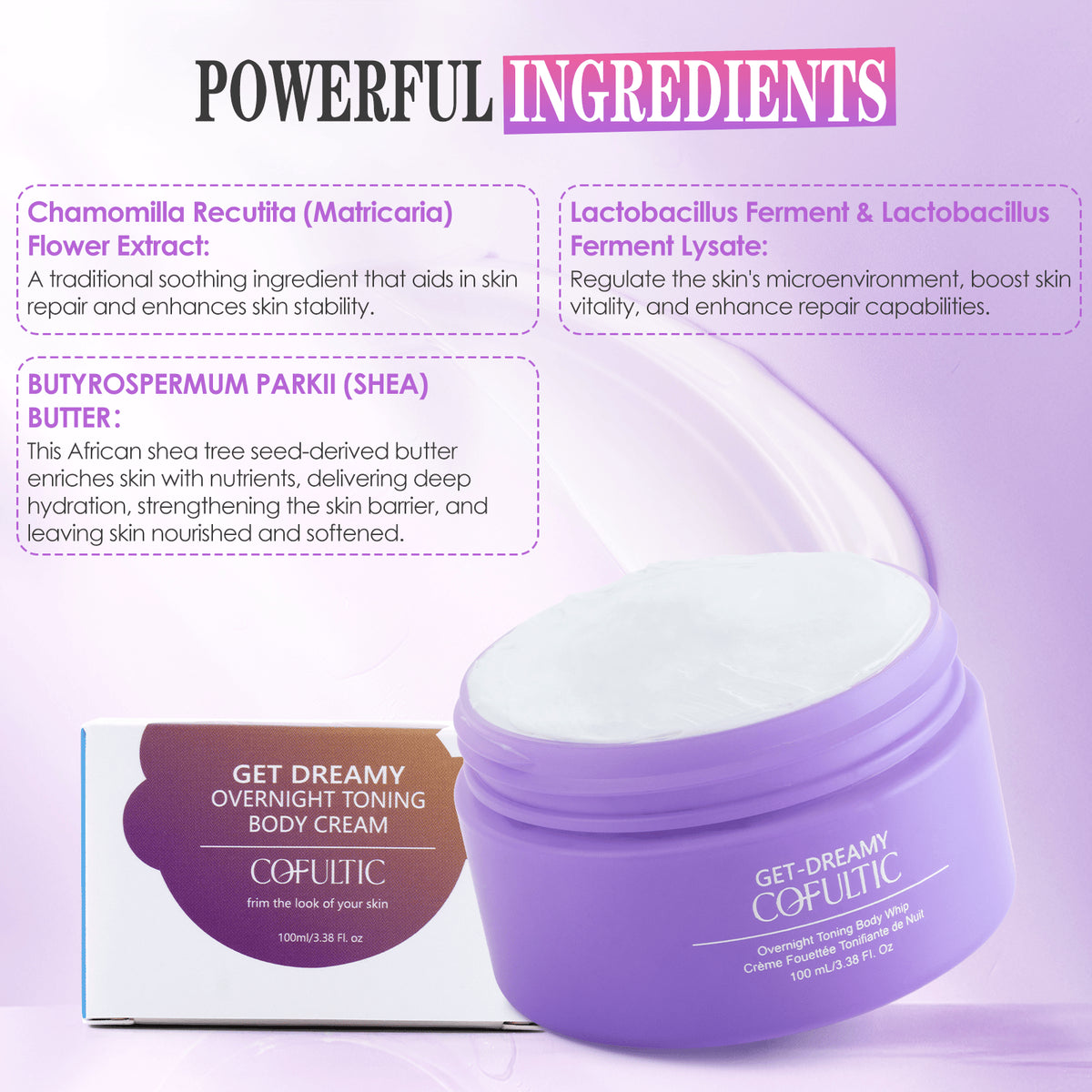 Go-Dreamy Cofultic Night Sleep Tightening Cream Flat Wrinkles