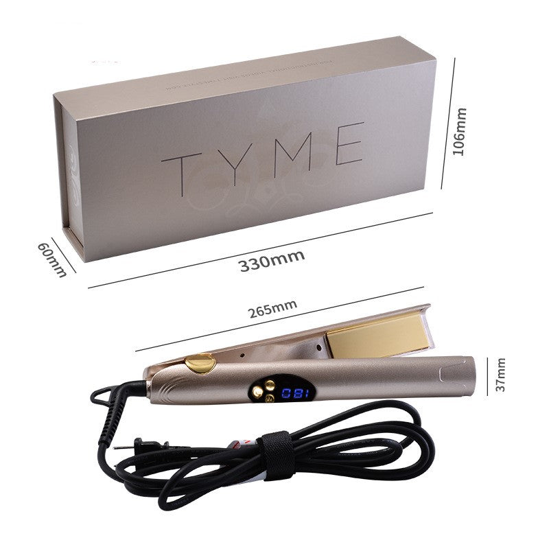 TYME Negative ion electric splint for straight hair comb