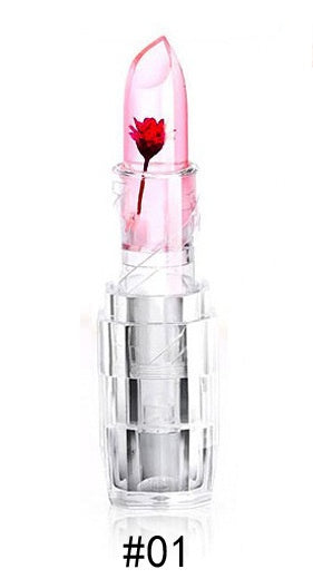 Chanleevi make-up flowerslipstick lip moisturizing lip balm jelly flower color lipstick