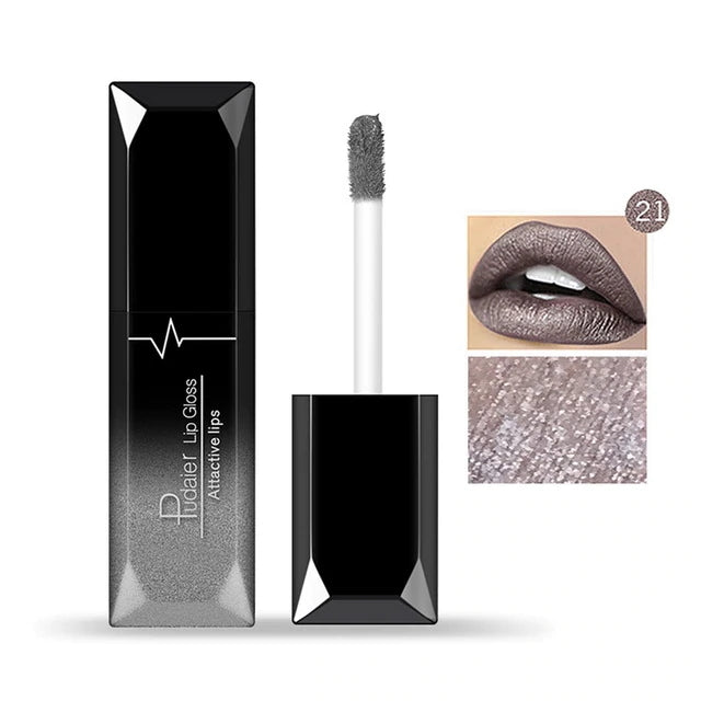 Pudaier Makeup matte matte lip gloss lipstick