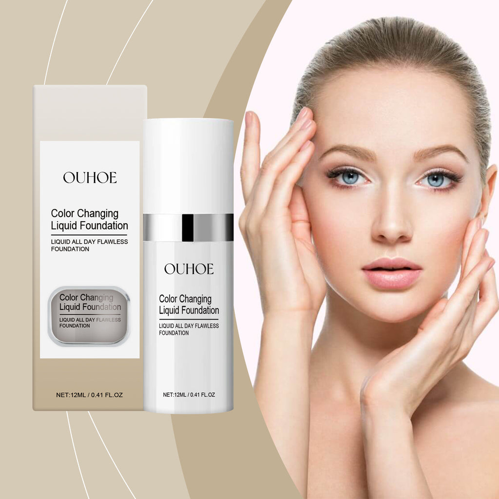 Ouhoe Women's Convenient Natural Concealing Foundation