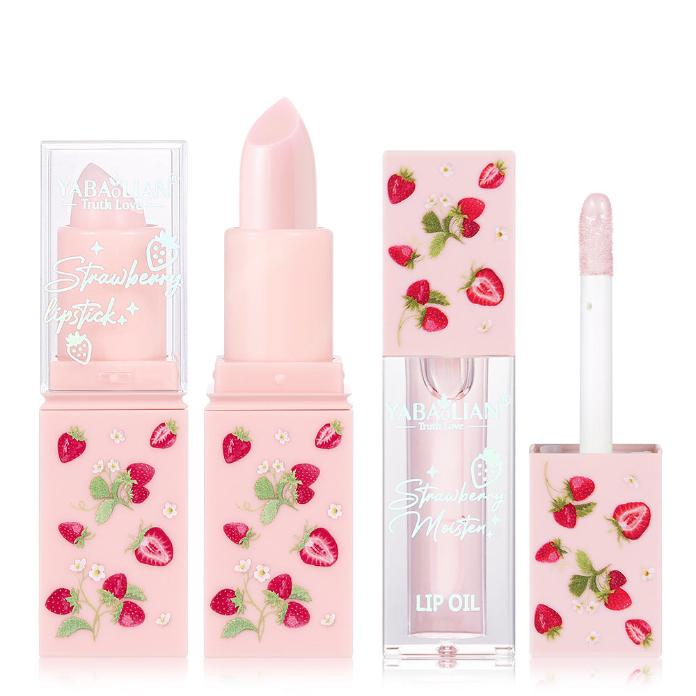 Yabaolian Lipstick 2-in-1 Lip Gloss Moisturizing Anti-cracking And Exfoliating