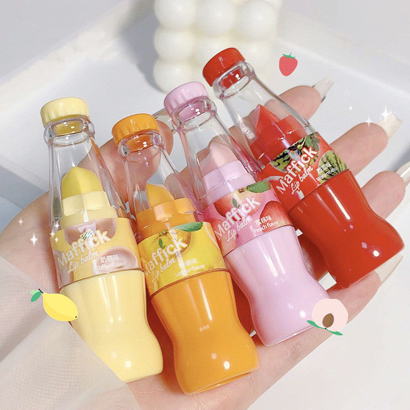 Maffick Soda Bottle Lip Balm Moisturizing Hydrating Base Lipstick