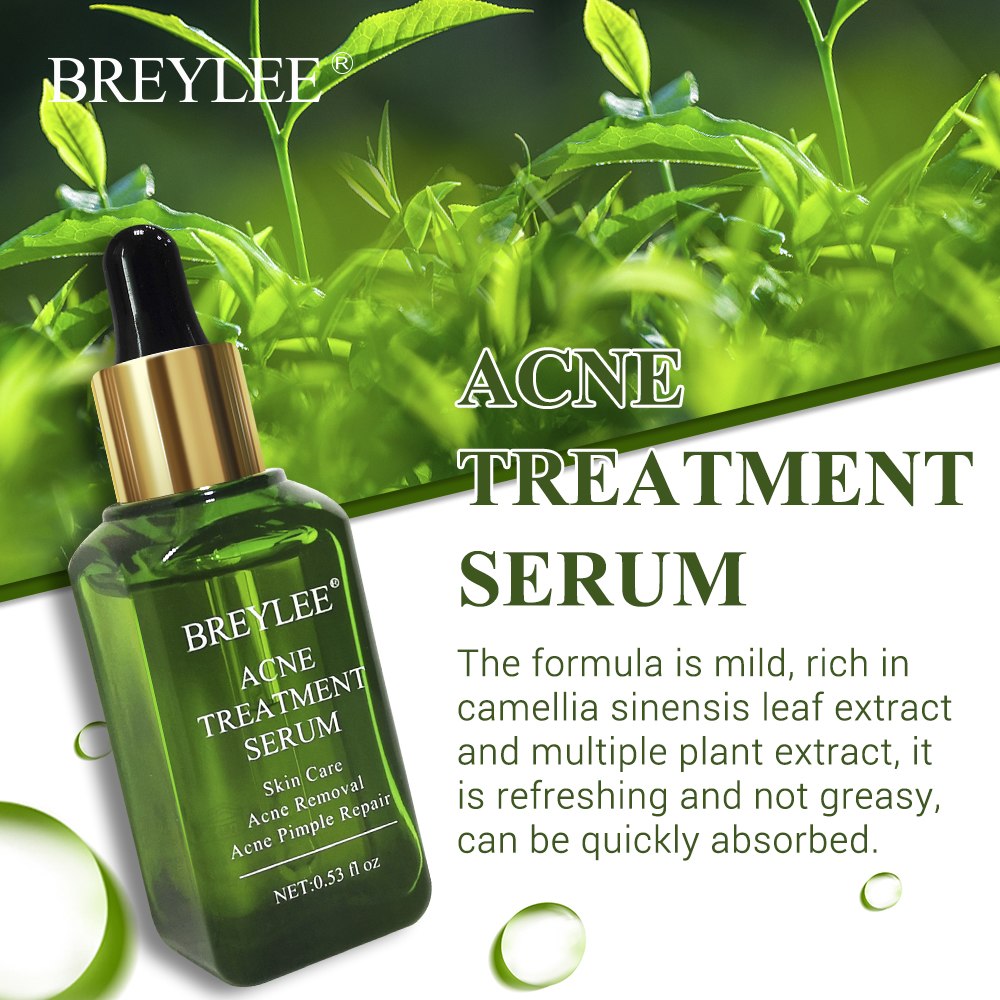 BREYLEE Blemish Care Serum Face Facial Clear Skin Skin Smoothing Cream Skin Care Brightening Nourishing Pimple Remover For Blemish