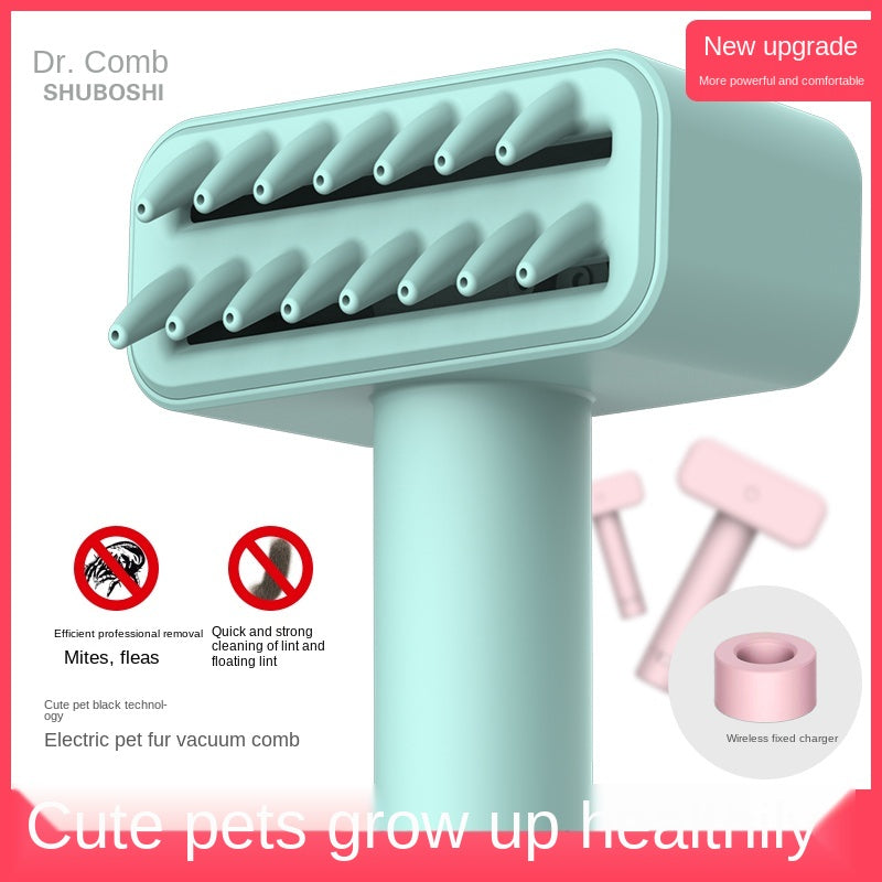 Dr. Comb Shuboshi Wireless Electric Pet Comb Remove Fleas Dog Grooming Fur Cleaning Comb