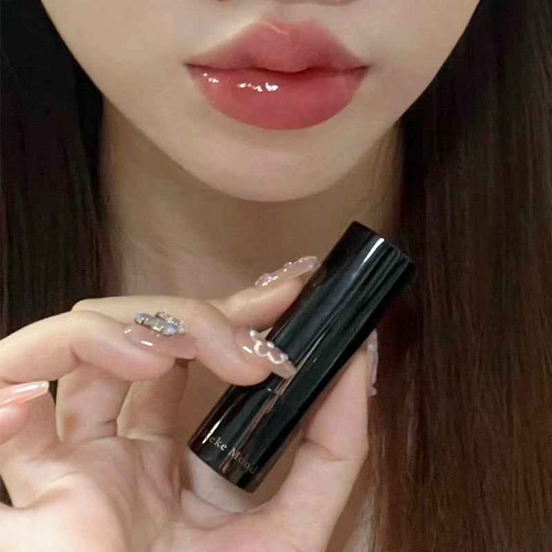Keke Mood Black Yao Series Moisturizing Lipstick Mirror Water Light Solid Lip Lacquer