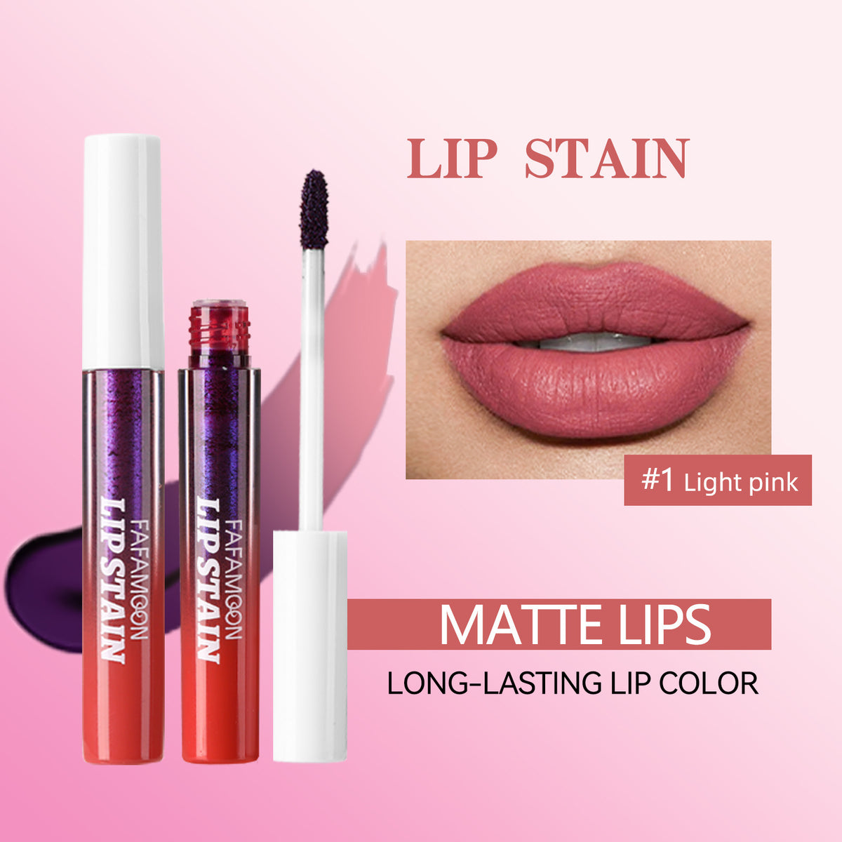 FafaMoon Tear And Pull Lip Gloss Lipstick Waterproof Smear-proof