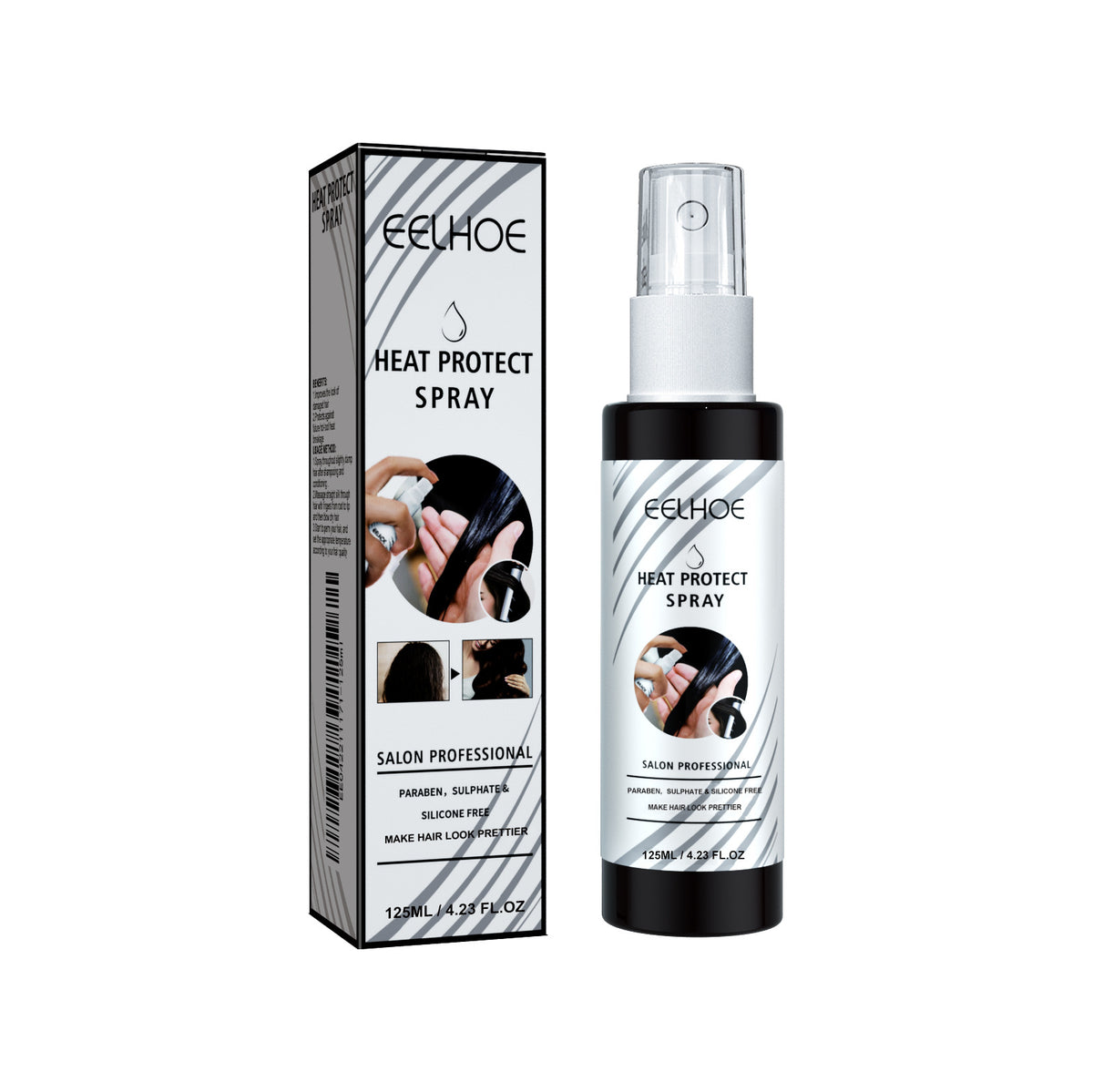 Eelhoe Hair Heat Insulation Protection Spray Curly Hair