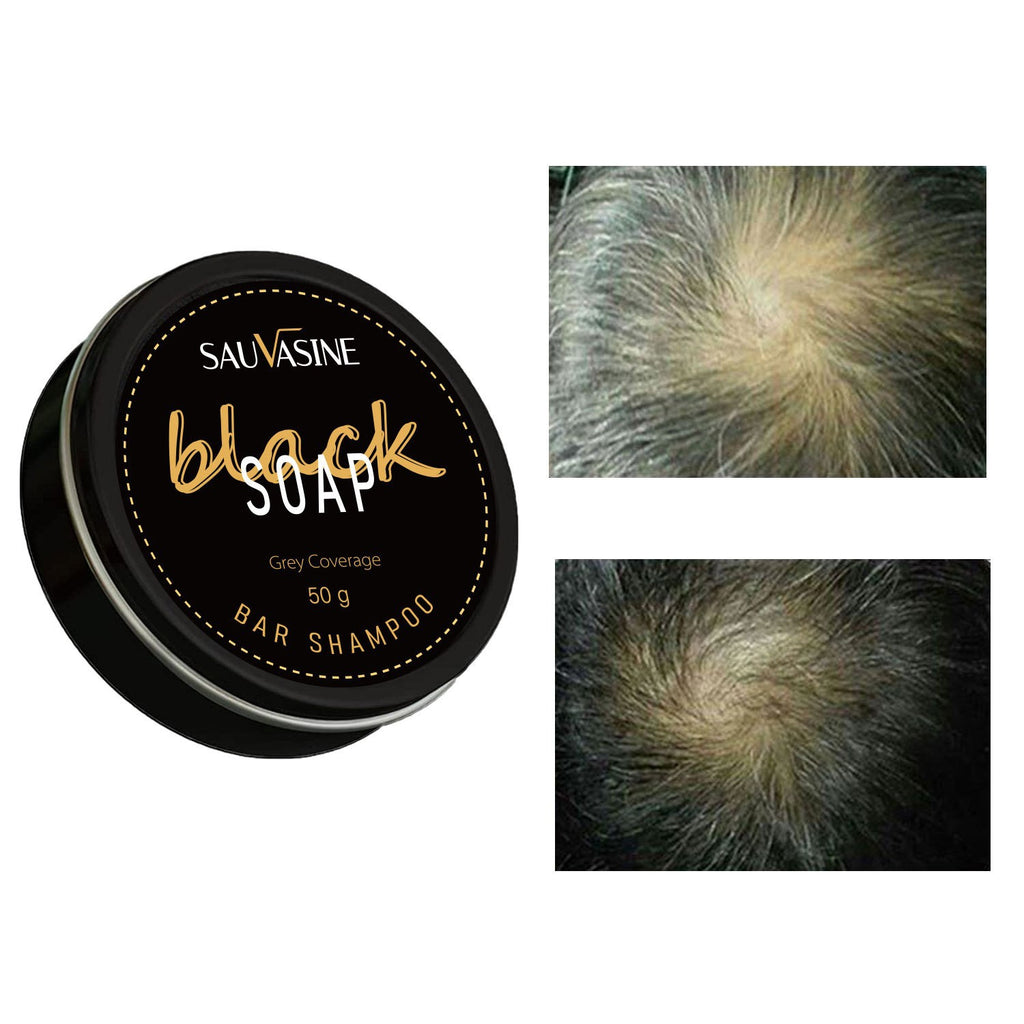 Sauvasine Polygonum Multiflorum Shampoo Soap Without Silicone Oil And Rosemary