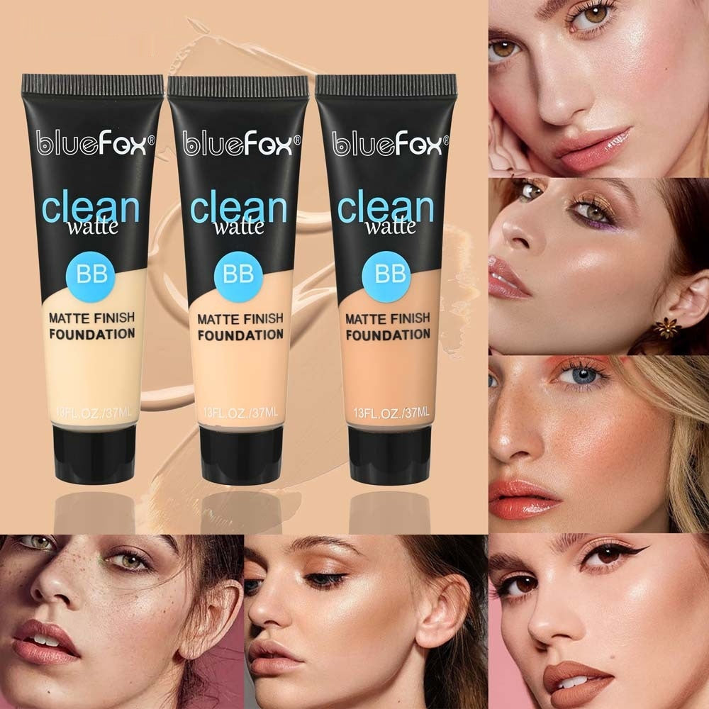 BlueFox Facial Moisturizing Matte Concealer Lightweight Oil Control And Waterproof Sweat-proof Liquid Foundation