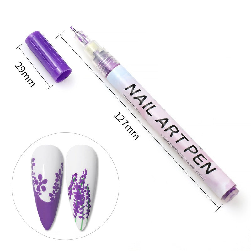 Nail Art Enhancement Acrylic Pigment t Pen DIY Modeling Cable