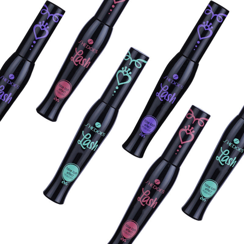Shedoes Waterproof Sweat-proof Mascara Thick Lengthening Curling Natural Long Lasting Not Dizzy