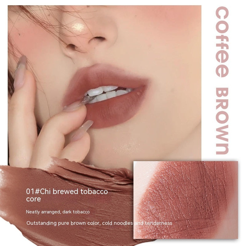 Hangenee Ice Cream White Velvet Matte Matte Lip Gloss
