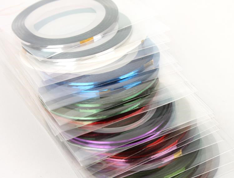 Nail Gold and Silver Thread Nail ting Thread Extra Fine Laser Beam