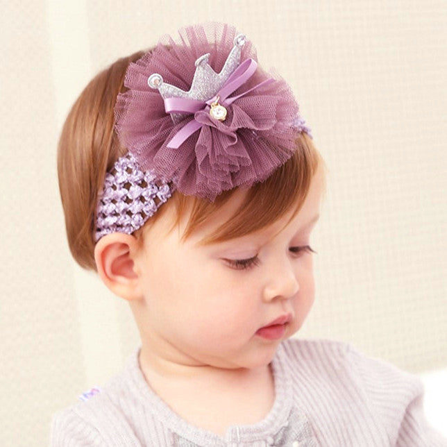 Hundred Days Baby Red Crown Headband One Year Old Baby Girl Headdress