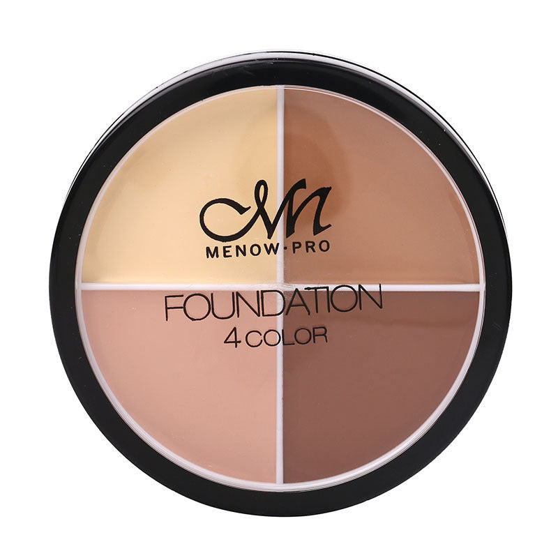 Menow-pro Nuo Foundation Cream Four-Color Concealer Toning Cosmetics