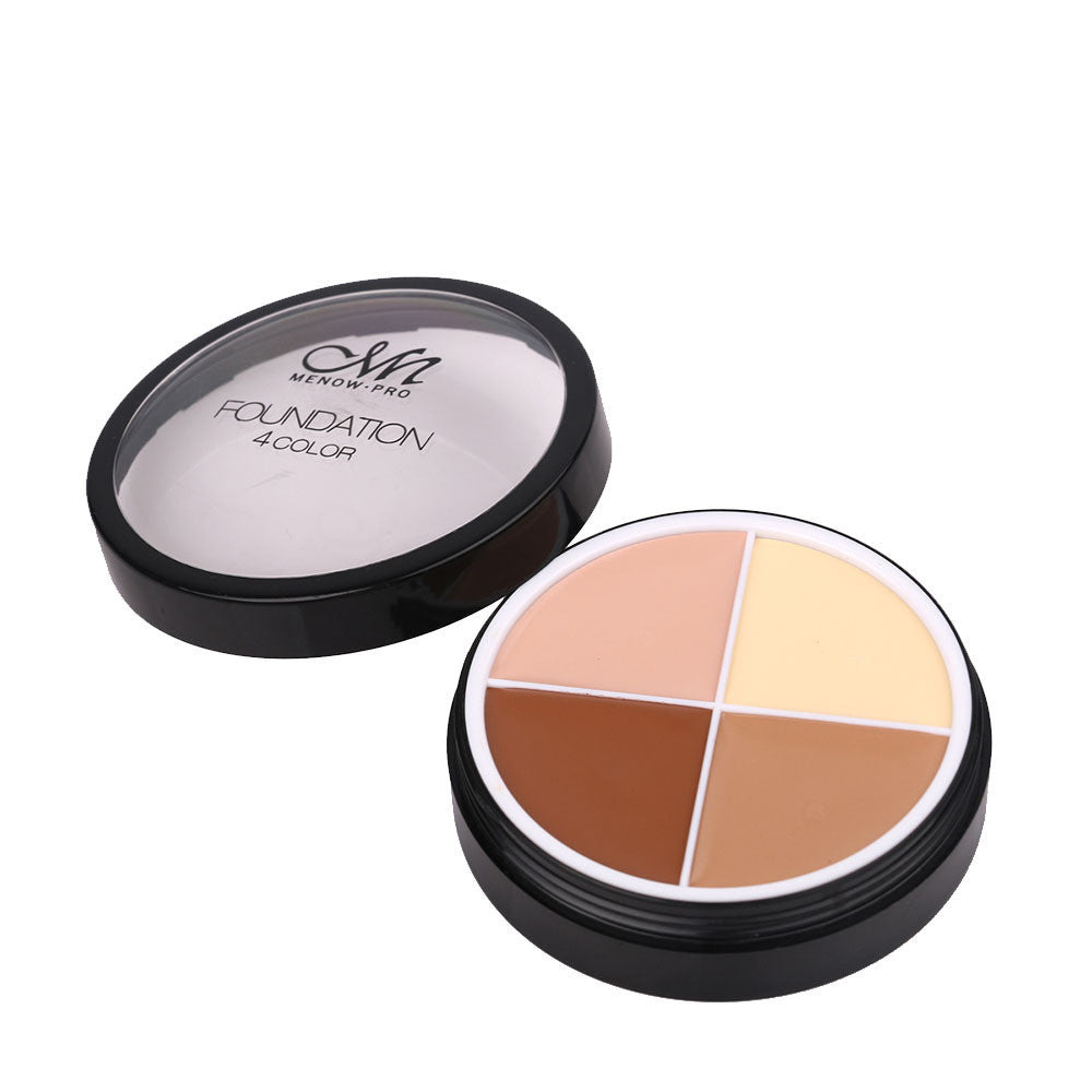 Menow-pro Nuo Foundation Cream Four-Color Concealer Toning Cosmetics