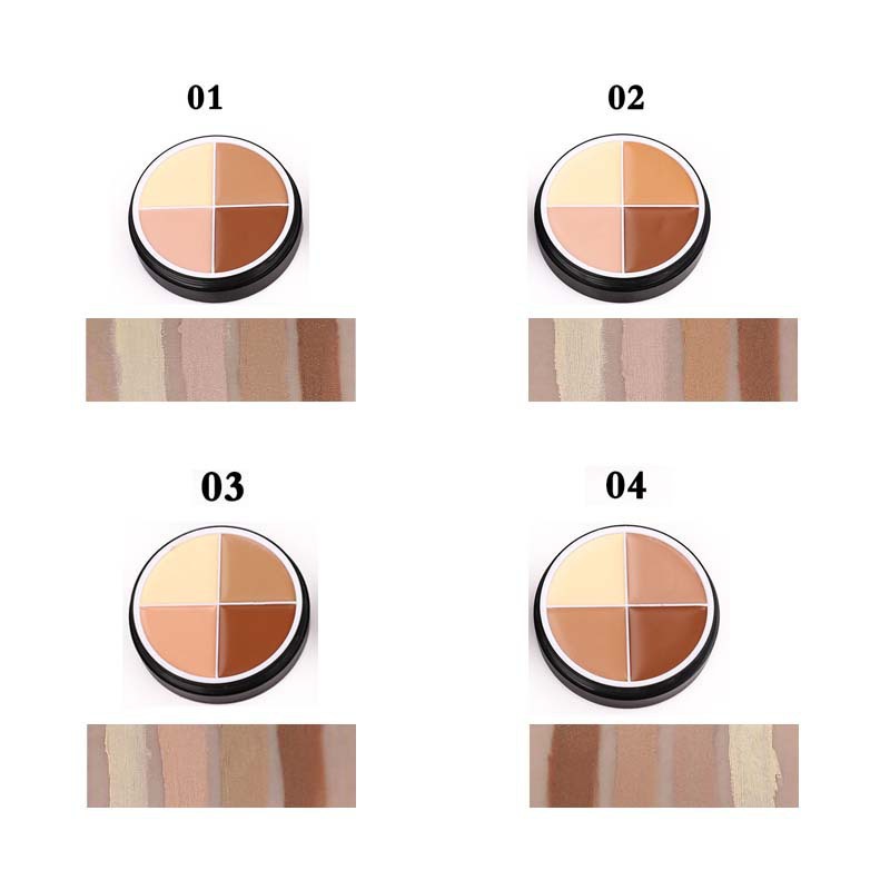 Menow-pro Nuo Foundation Cream Four-Color Concealer Toning Cosmetics