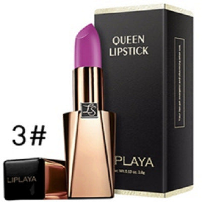 Queen Liplaya Private Label New 6 Colors Luxury Platinum Waterproof Matte Long Lasting Makeup Lipstick