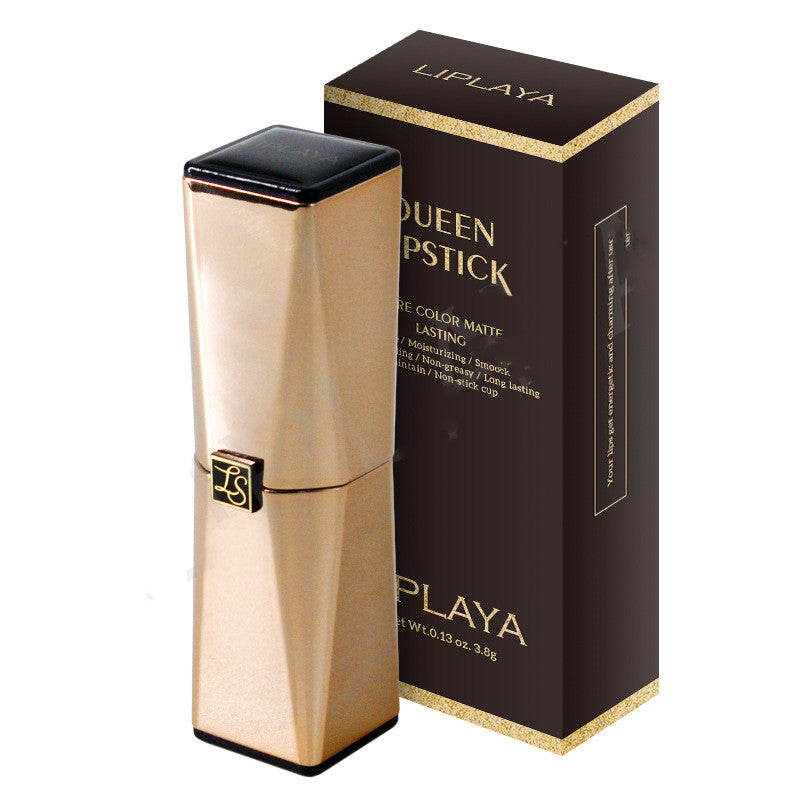 Queen Liplaya Private Label New 6 Colors Luxury Platinum Waterproof Matte Long Lasting Makeup Lipstick