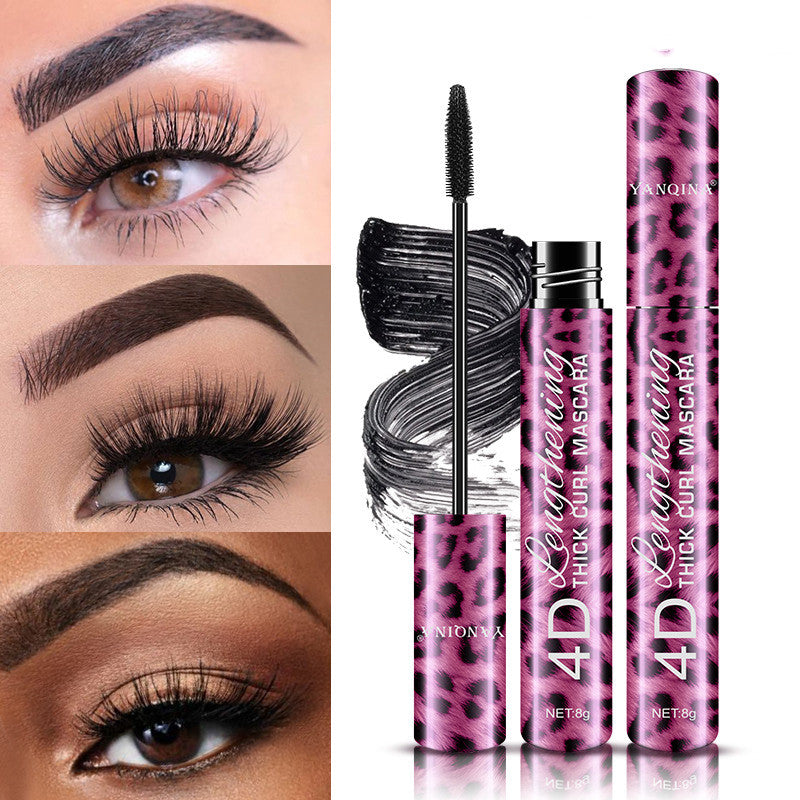 Yanqina Makeup Red Leopard Eyeliner and Mascara Set