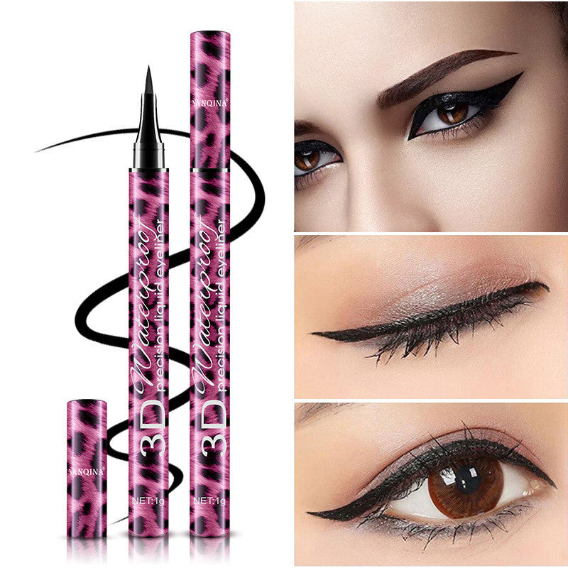 Yanqina Makeup Red Leopard Eyeliner and Mascara Set