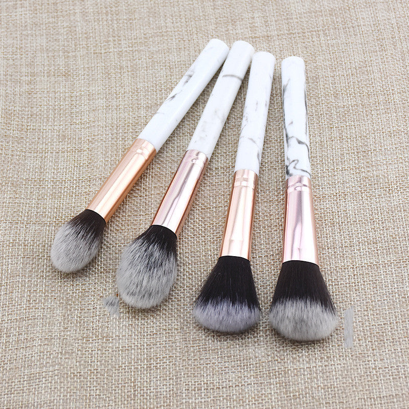 Single Marble Makeup Brush Pattern Flame Nourishinging Highlight Blush Brush