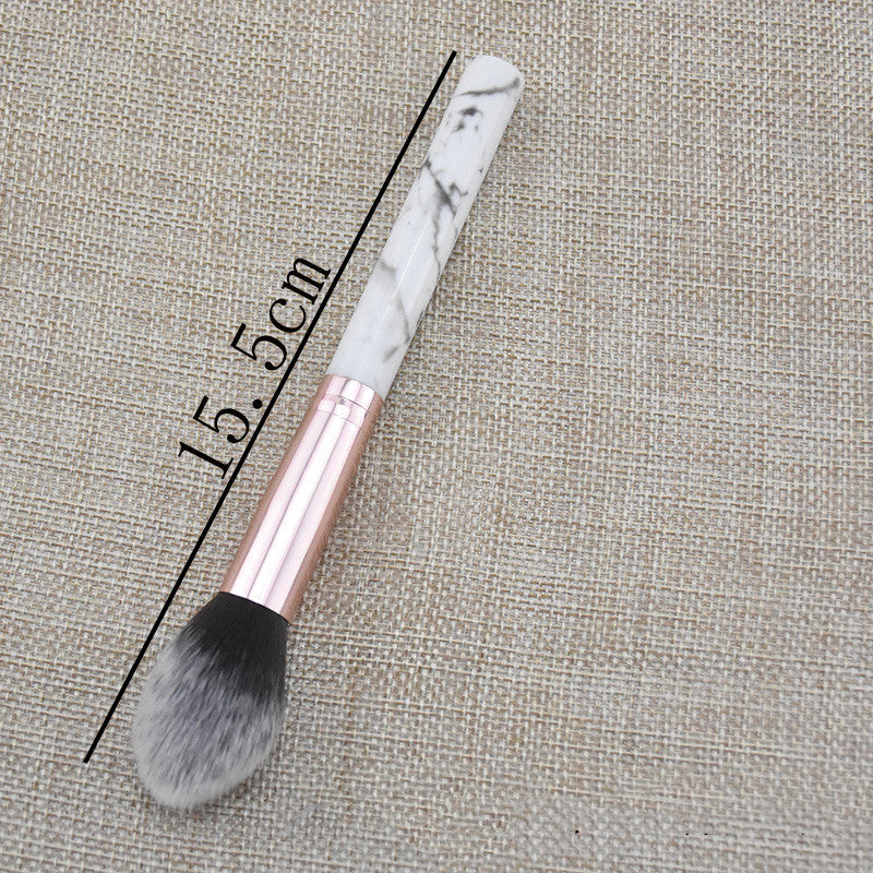 Single Marble Makeup Brush Pattern Flame Nourishinging Highlight Blush Brush